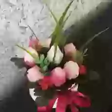 Букет тюльпанов из мыла