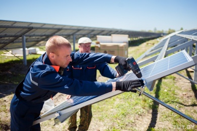 Запущена крупнейшая в Беларуси солнечная электростанция