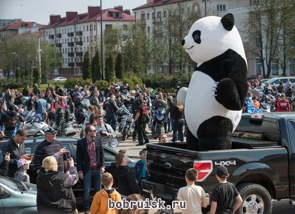 Внимание - мотоциклист на дороге!
