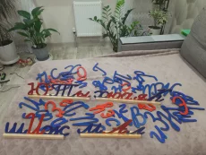 Азбуку Монтессори деревянную прописные буквы заглав. и строч.60