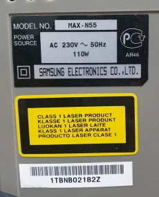 Музыкальный центр Samsung MAX-N55