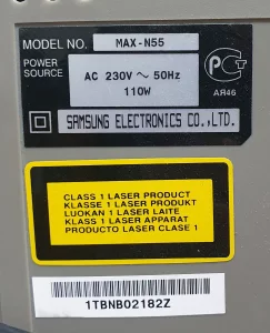 Музыкальный центр Samsung MAX-N55