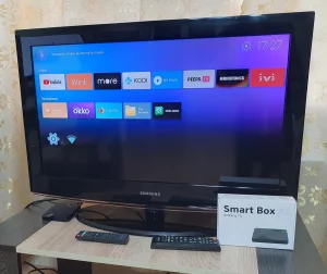 Телевизор 32" + SmartTV приставка