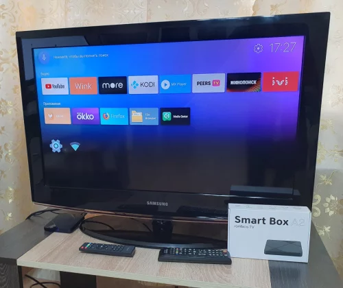 Телевизор 32" + SmartTV приставка
