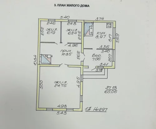 Дом по переулку 3-му Карьерному