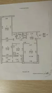 Просторная 3-х комнатная квартира в Авиагородке