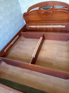 Кровать двуспальная массив, Бесплатная доставка