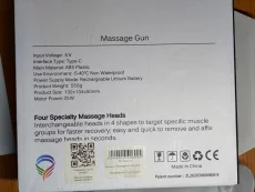 Перкуссионный массажер для тела Massage Gun