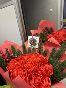 Новогодние букеты