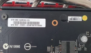 Видеокарта MSI GTX 960