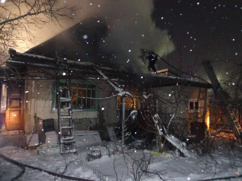 31 декабря горел дом на улице Новый Быт