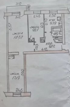Уютная трехкомнатная квартира