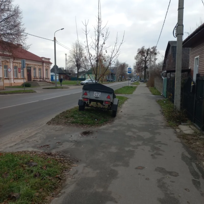 парковка на газоне