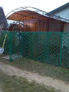Козырьки, навесы, ограды, мангалы, ворота и другое