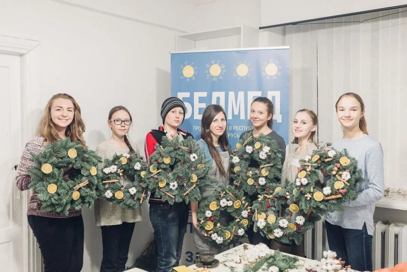Рождественский венок своими руками