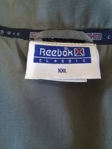 Куртка спортивная с логотипом Reebok