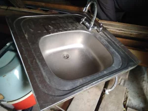 Мойка кухонная 60x60 накладная, нерж. сталь 0, 7мм