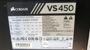 Блок питания CORSAIR 450 Watt 80 PLUS