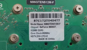 Видеокарта GT 9600