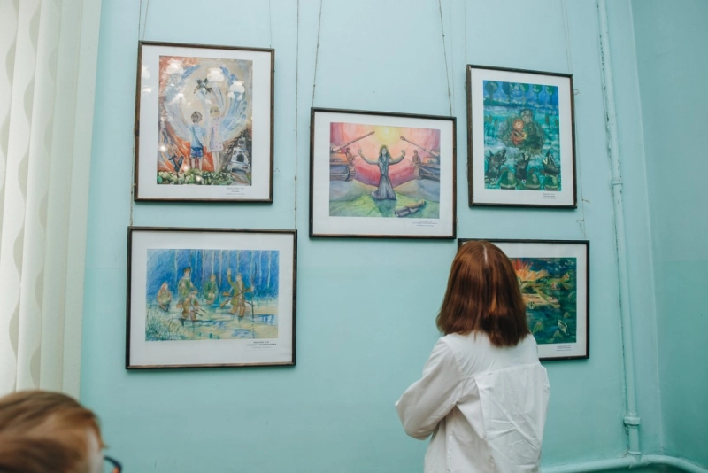 Картины юных художников из Бобруйска представили в Минске