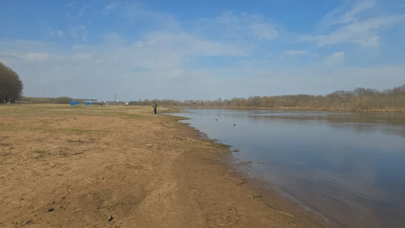 Березина слегка разлилась