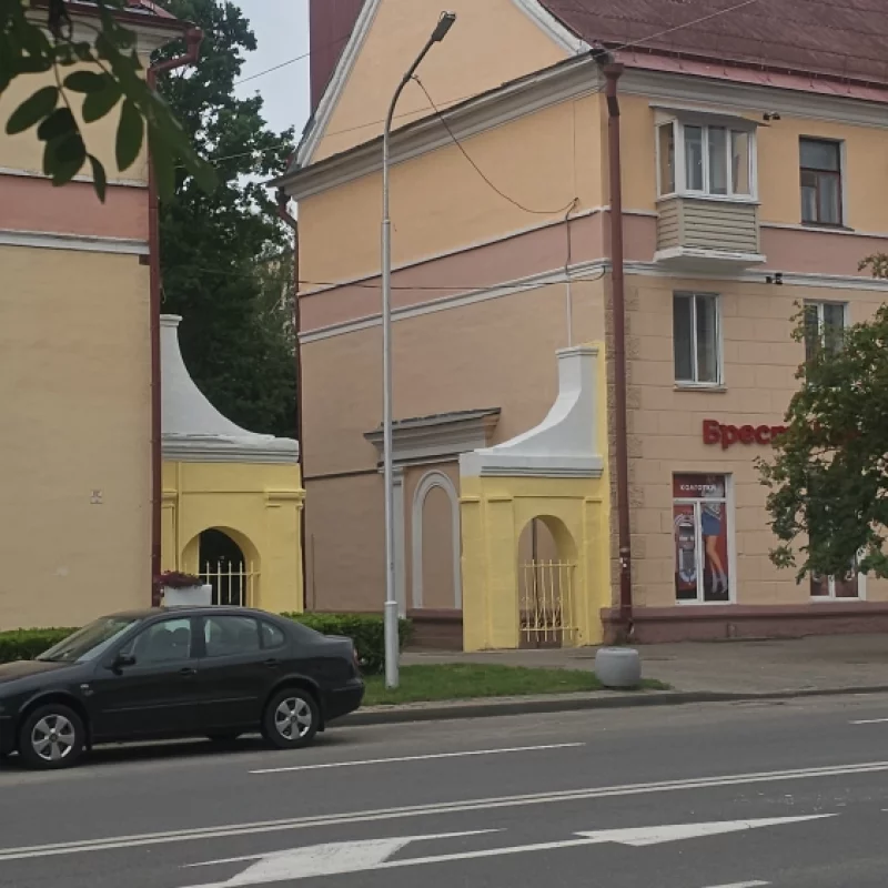 Въездную браму восстановили после аварии
