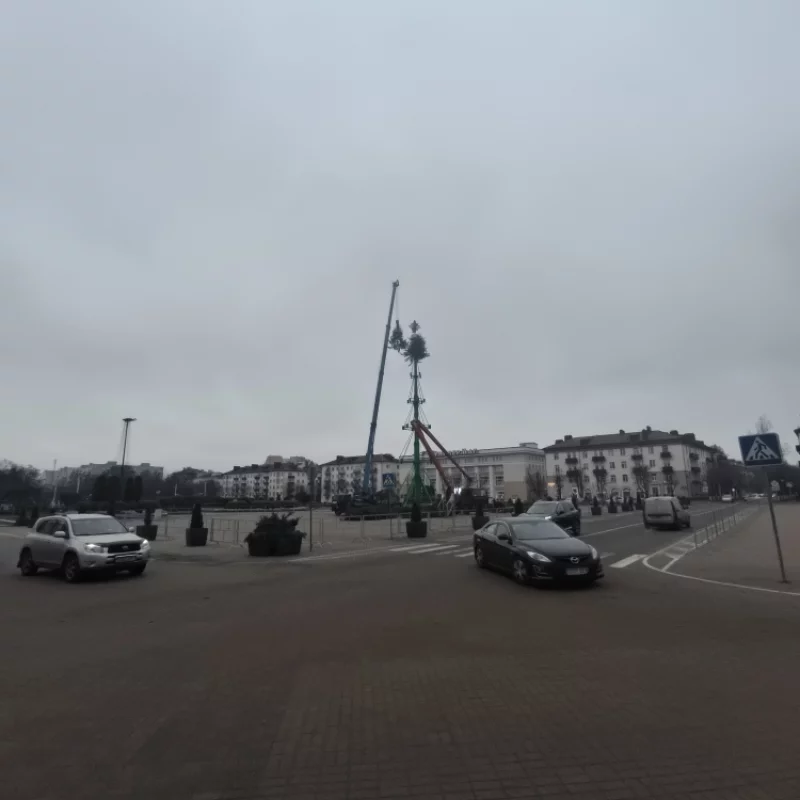 Наряжают уже ёлку. скоро новый год