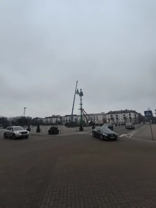 Наряжают уже ёлку. скоро новый год