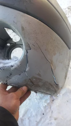 Передний бампер на Рено Сценик