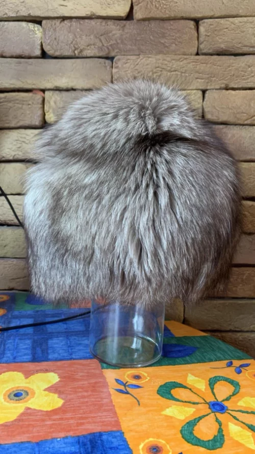 Песцовая шапка новая