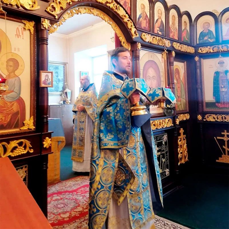 В престольный праздник храма иконы «Cкоропослушница» женского монастыря Бобруйска состоялось торжественное богослужение