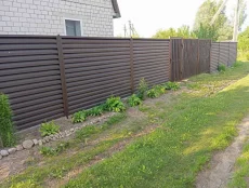 Установка заборов, ворот, устройство отмостки, дорожки