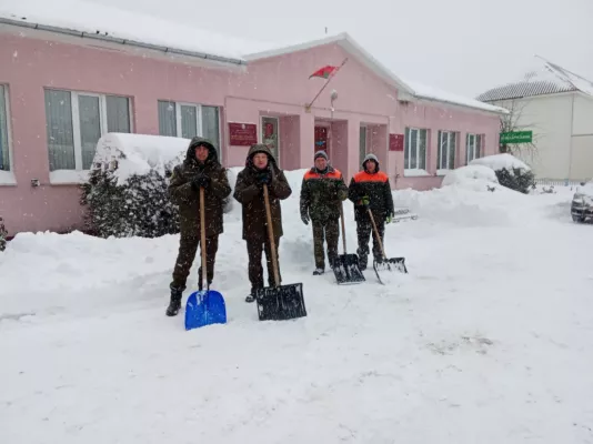 Как Бобруйский район справляется со снежной стихией