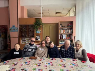 В клубе для слабовидящих «Преображение» состоялся актёрский мастер-класс с Натальей Будник. Следующее занятие – про стиль и красоту