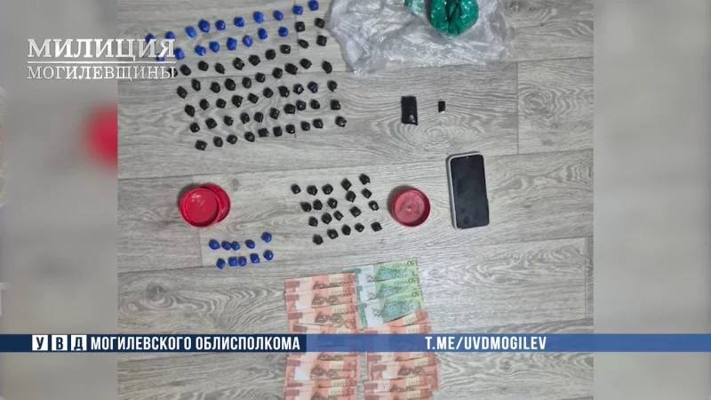 Сотрудники наркоконтроля задержали молодого мужчину за сбыт психотропов в Бобруйске