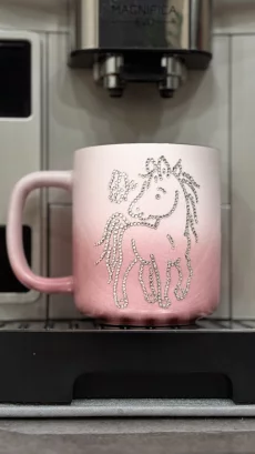 Кружечки подарочные инкрустированыые стразами