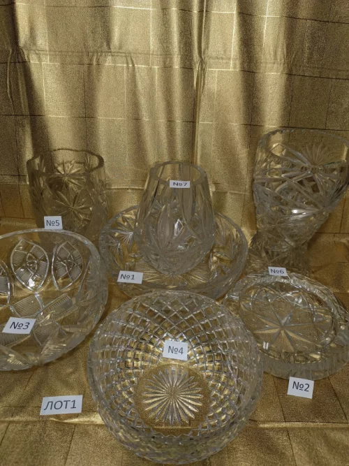 Хрусталь, стекло