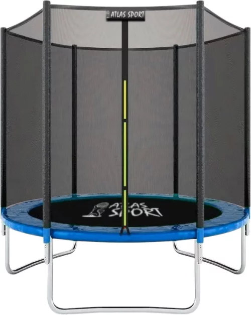 Батут с защитной сеткой Atlas Sport 183 см