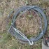 Трос новый диаметром 3 мм. с талрепом крюк-кольцо и петлей длиной 17 м