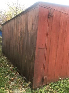 Разборный металлический гараж
