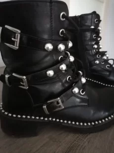 Полусапожки кожаные