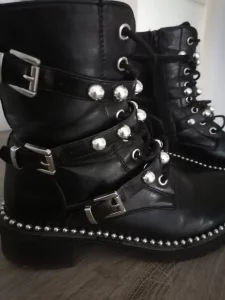 Полусапожки кожаные