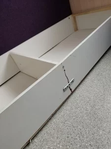 Кровать с диваном 2-хъярусная