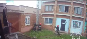 Спасатели ликвидировали пожар в общежитии в Бобруйске