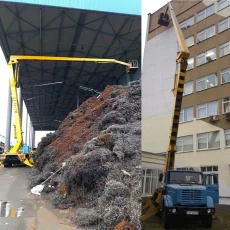 Аренда автовышки16м, 22м, 28м. Поворотные люльки