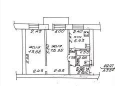 Двухкомнатная квартира на ул. Пушкина 247