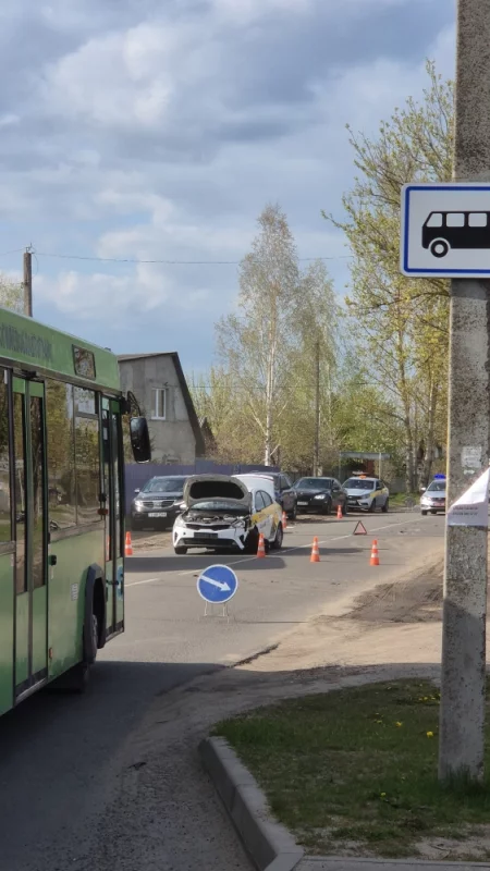 Вот так приходится объезжать место происшествия