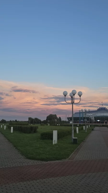 Красивые облака на закате