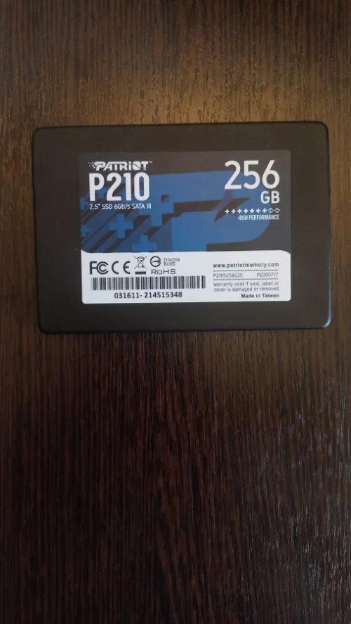 SSD patriot p210 256gb