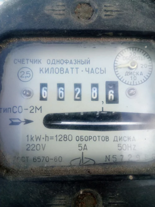 Счетчик однофазный, тип СО-2